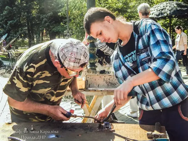 Фестиваль кузнечного искусства в Донецке