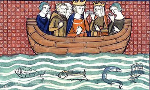 Ричард и Беренгария на пути из Кипра в Святую Землю (1337) - Беренгария Наваррская