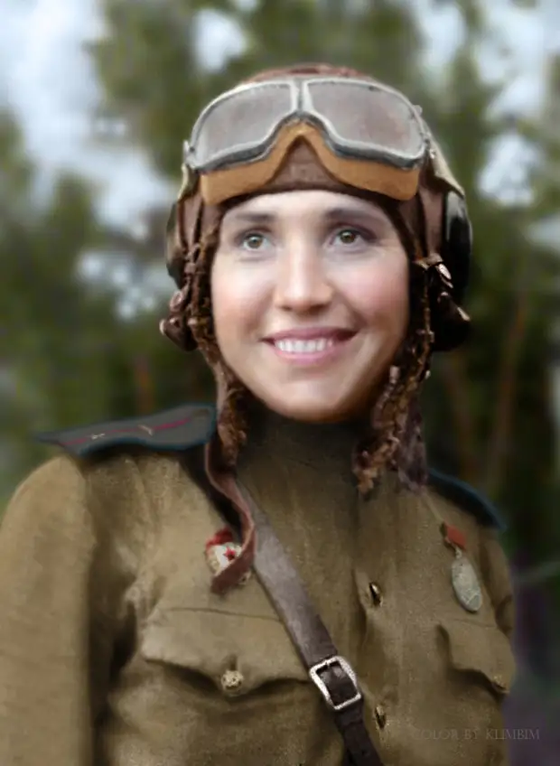 Fighter pilot Antonina Lebedeva