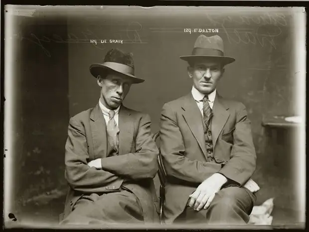 Портреты преступников 1910-1930-х годов