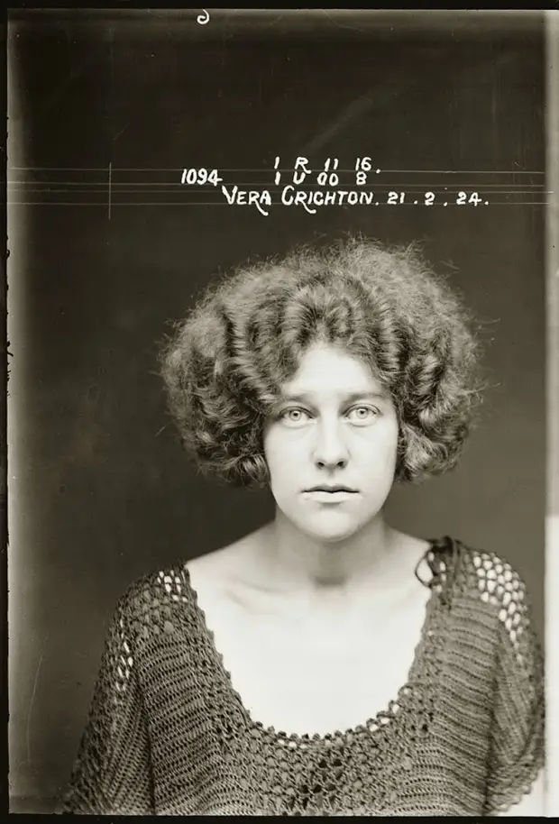 Портреты преступников 1910-1930-х годов