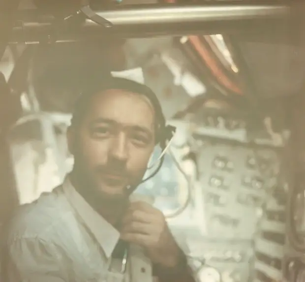 1969, март. На борту «Аполлона-9» командир корабля Джеймса МакДивитт
