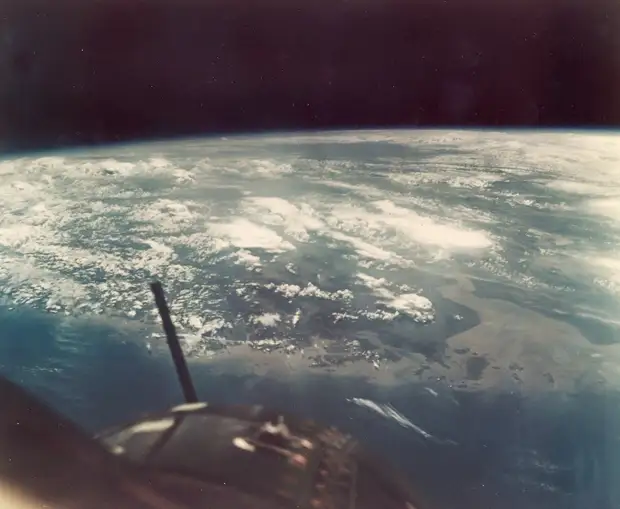 1966, июль. Китай и Тайвань из Космоса. Джемини-10