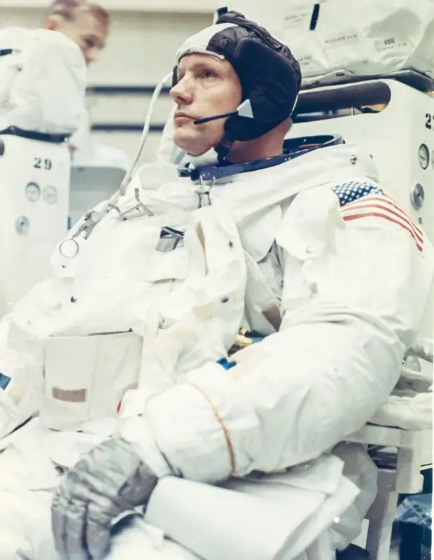 1969. Астронавт Нил Армстронг, командир «Аполлона-11»