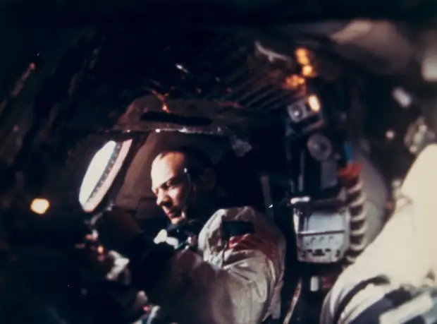 1966, ноябрь.  Базз Олдрин в космическом корабле Джемини-12