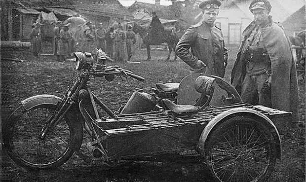 Мотоциклы в дореволюционной российской армии