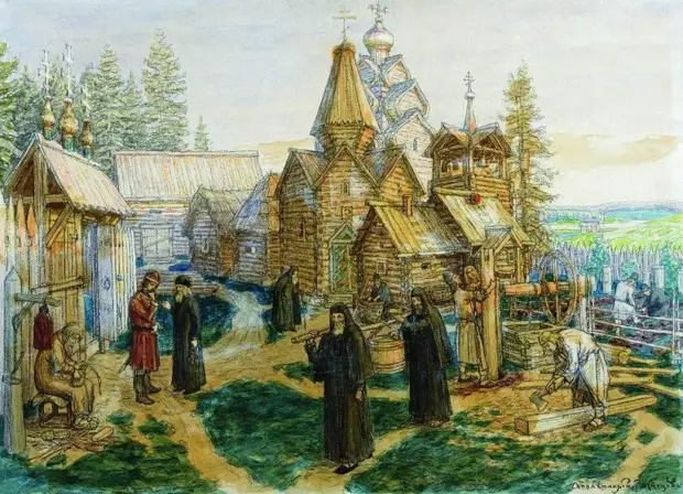 Стародавняя Россия в картинах Аполлинария Васнецова.