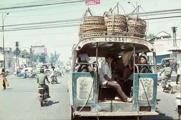 Сцены из жизни в Сайгоне, Вьетнам, 1970-75 годы