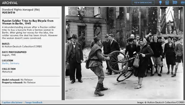 Деконструкция мифа, или "Советский солдат отбирает у немки велосипед"