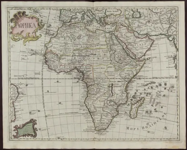 Карта Африки