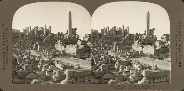 Карнак. Общий вид Храма. 1908