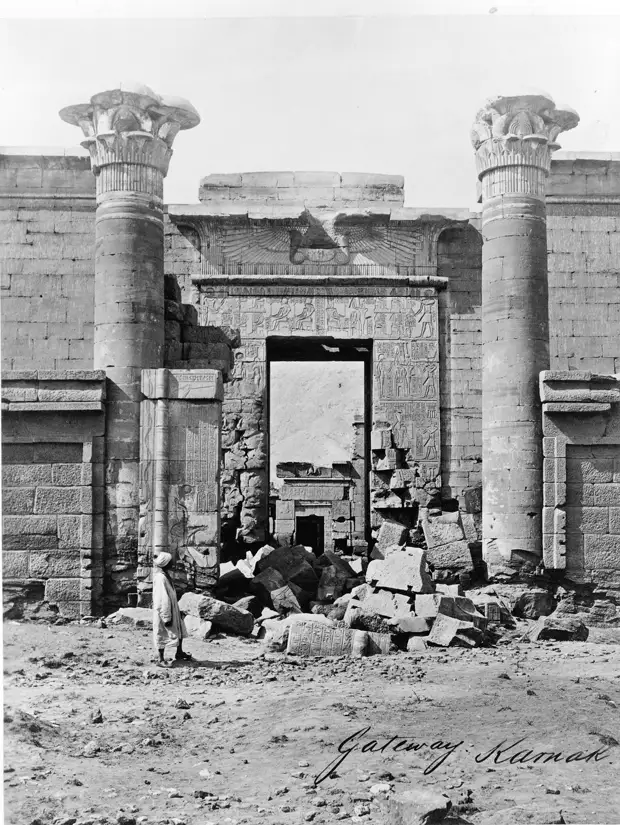 Карнак. Вход.1860-1870-е