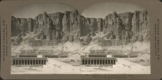 Фивы. Храм в Дейр Эль-Бархи. 1908