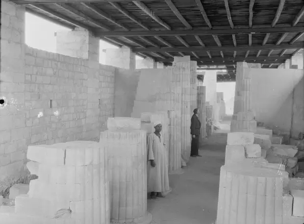 Раскопки Альфреда Моуда. Саккара. Реликвии из раскопок. 1934