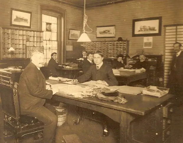 Офисы в начале XX века