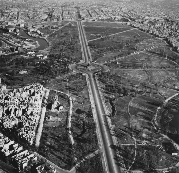 1932 Послевоенный Берлин с высоты птичьего полета