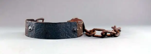 Ошейник североамериканского раба, изготовленный в 1855 году (3)