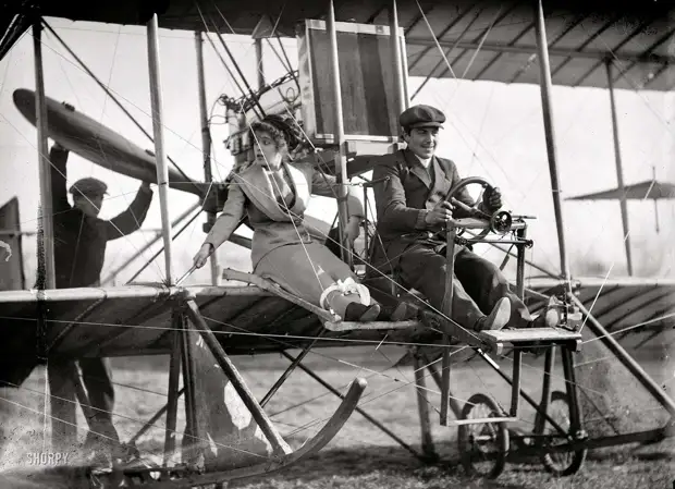 Самолеты и пилоты начала 20-го века на снимках американских фотографов (5)