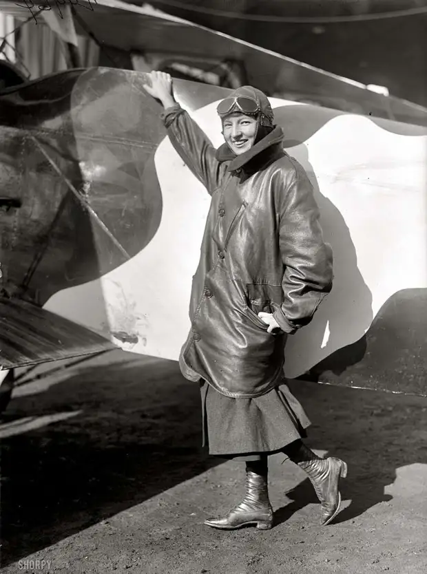 Самолеты и пилоты начала 20-го века на снимках американских фотографов (15)