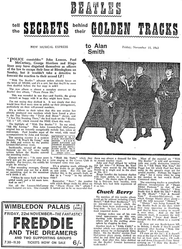 15 The Beatles - NME Review Of «With The Beatles» 15th November 1963.jpg