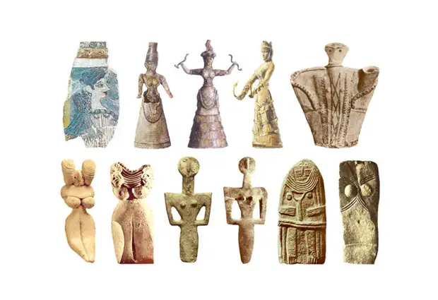Скульптуры Богинь 2200-1600 до н.э.