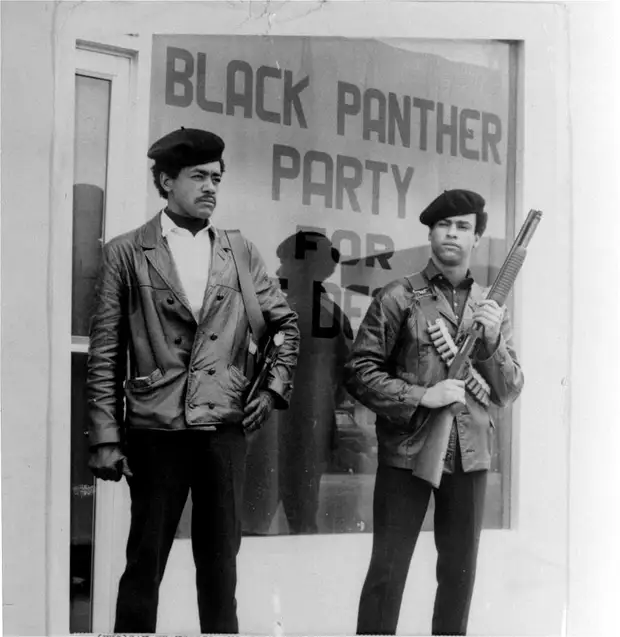 Социальные конфронтации в США 1960-х - 1970-х годов: Леворадикальная Партия черных пантер   (25)