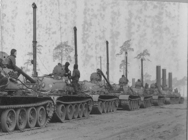Танковые учения в ГДР