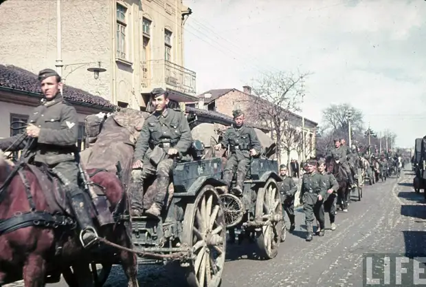 Немецкие войска в Болгарии в 1941году