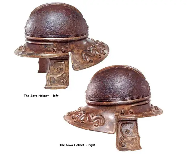 Восточный кельтский шлем обнаруженный в реке Сава