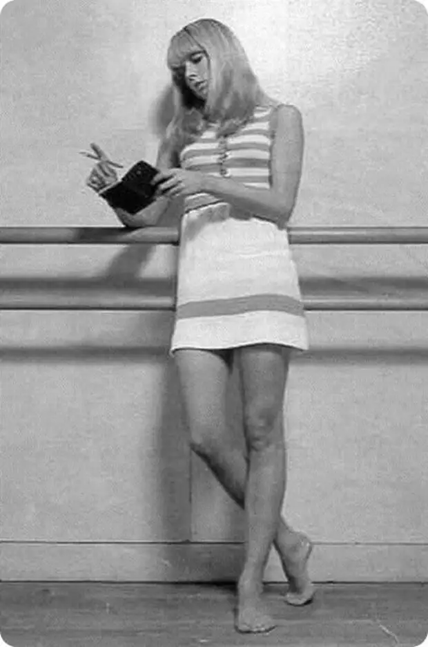 Мини-юбки в 1960-70х годах