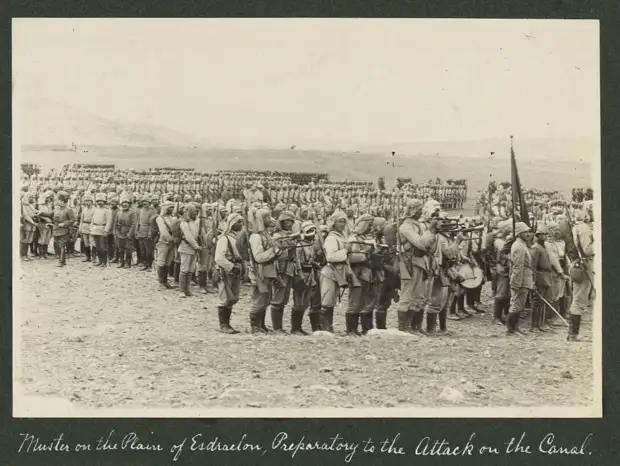 Турецкие солдаты во время Первой мировой войны