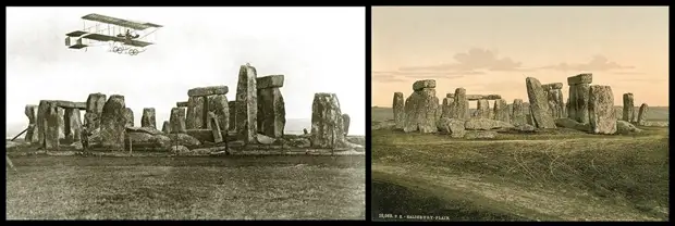 Стоунхендж  в фотографиях XIX и XX века.
