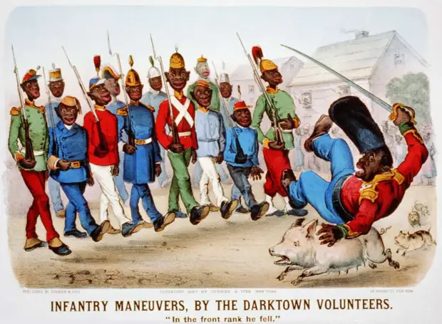 Пехотные маневры дарктаунских добровольцев