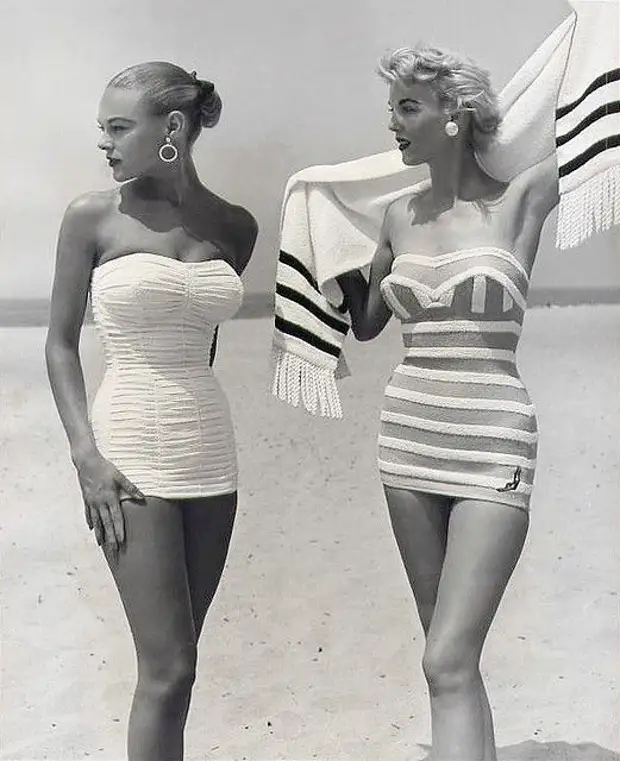 Пляжная мода 20-30-х годов XX века.