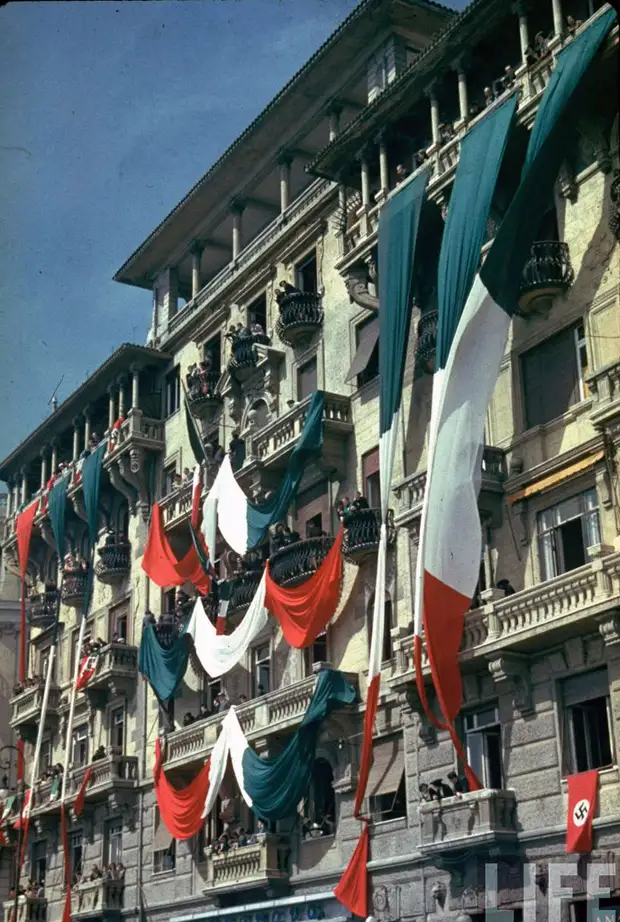 Гитлер в Италии май 1938 года.