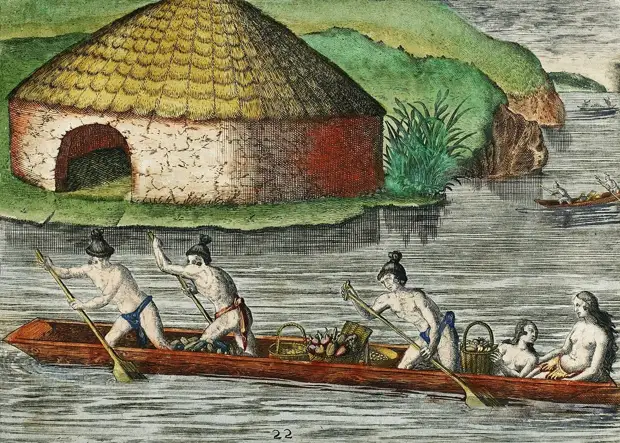 Быт и нравы индейцев Нового Света в гравюрах Теодора де Бри