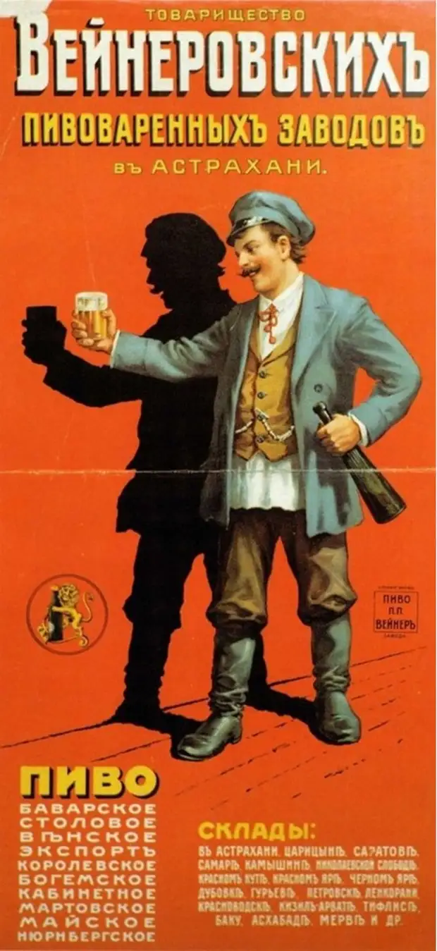 Теплое крафтовое ретро: как 100 лет назад в России пиво рекламировали