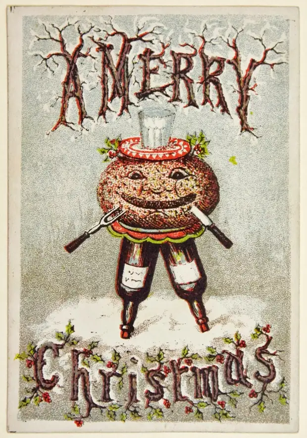9 жутких и упоротых рождественских открыток 19 века