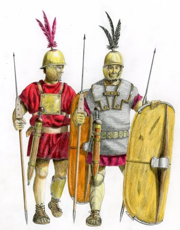 Гастаты раннего легиона (примерно IV век до н. э.)