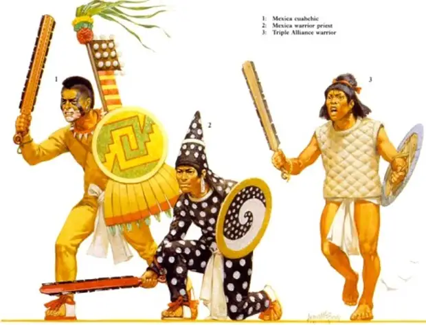 Армии ацтеков, микстеков и запотеков
